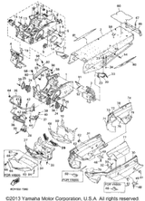 Bracket 3 1997 VMAX 700 SX (VX700SXA) 8CR-2196F-00-00