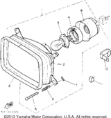 Screw, Rim Adjusting 1992 BRAVO (BR250S) 8M6-84331-00-00