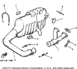 Gasket, Exhaust Pipe 1993 VENTURE GT (VT480GTT) 821-14613-01-00