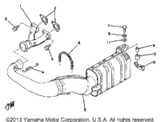 Spring, Muffler 1980 ET340ED 821-14773-00-00