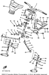 Plane Bearing, Steering 1985 XL-V (XL540J) 8F3-23812-00-00