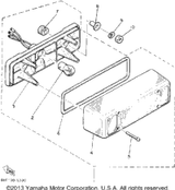 Gasket, Tail Lens 1992 BRAVO T (LONG TRACK) (BR250TS) 87M-84723-00-00