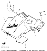 Emblem 1 1988 SNOSCOOT (SV80M) 99221-00030-00