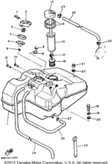 Hose 1988 XLV (XL540M) 91A20-07070-00