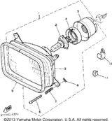 Holder, Socket 1992 BRAVO T (LONG TRACK) (BR250TS) 8A7-84312-00-00