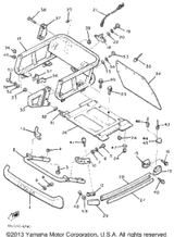 Bumper, Front 4 1984 ENTICER 340T (LONG TRACK) (ET340TH) 8X0-77514-00-00