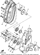 Sprocket, Chain Drive (13T) URSTD 1984 BRAVO (BR250H) 812-17682-30-00