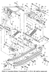 Runner, Sliding 1 (8Ab-47421-00 1995 VMAX 500 LE (ELEC START) (VX500EV) 8AB-47421-10-XX