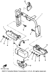 Band, Battery 1988 XLV (XL540M) 4J2-82131-01-00