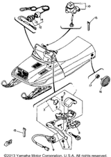 Stop Switch Assy 1980 ET340ED 8R4-82530-00-00