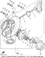 Rope, Starter 1987 BRAVO (BR250L) 857-15751-00-00