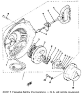 Rope, Starter 1980 ET340D 857-15751-00-00