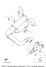 Gasket, Exhaust Pipe 1995 VMAX 500 LE (ELEC START) (VX500EV) 8AB-14613-00-00