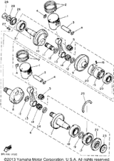 Pin, Piston 1990 SRV (SR540P) 8H8-11633-00-00