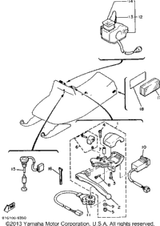 Rear Reflector Assy 1985 SRV (SR540J) 81G-85130-00-00