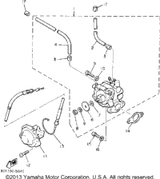 Cover,Adjust Pulley 1990 PHAZER II LE (ELEC START) (PZ480EP) 8A5-13146-01-00