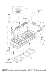 Gasket, Cylinder Head 1 2014WAVERUNNER FX HO (FB1800N) 6BH-11181-00-00