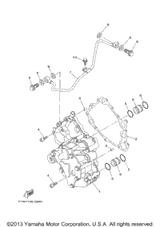 Pipe, Oil 1 2009  FZS (GX1800AHK) 6S5-13416-00-00