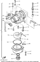 Plunger, Starter 1992 BRAVO T (LONG TRACK) (BR250TS) 371-14993-60-00