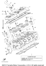 Cover, Cylinder Head 1 2007WaveRunner VX Cruiser (VX1100AF) 6D3-11191-01-94