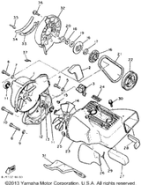 Pulley 2 1988 XLV (XL540M) 8H8-12619-01-00