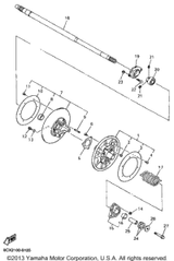 Spring, Torsion UR STD 1998 VMAX 500 XTC (VX500XTCB) 90508-536A9-00