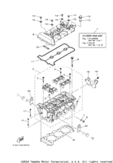 Cover, Cylinder Head 1 2018  EX DELUXE (EX1050AT) 6EY-11191-00-00