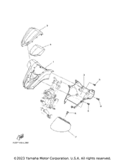 Pad, Steering 1 2018  FX HO (FB1800T) F2S-U143D-10-00