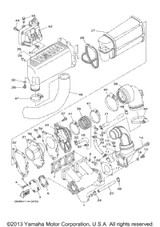 Pipe, Outlet (USA) 2000  SUPER JET (SJ700AY) 64V-14752-00-00