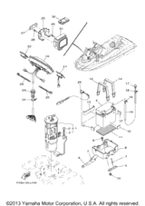 Switch Assy 2012  FX HO (FB1800L) F2S-68090-00-00