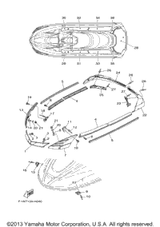 Joint, Gunwale Rh 2009  FX SHO (FX1800HB) F1W-U252F-10-00