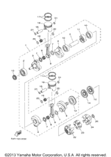 Piston (Std) UR ORANGE 2002  GP800R (GP800AA) 66E-11631-00-B0