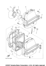Element, Air Cleaner 2022  FX LIMITED SVHO (FX1800AX) 6S5-E4451-01-00