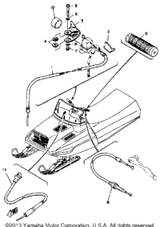 Cable, Throttle 1 1980 ET340D 8F3-26311-00-00
