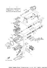 Gasket Kit For Engine Unit 2020  EX (EX1050CV) 6GA-W0001-01-00