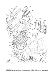 Lid, Engine Room (Purw) FORWHITE 2019  FX CRUISER HO (FB1800AU) F3X-U517B-00-P0