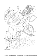 Lid, Engine Room (Dnmc) FOR GRAY 2019  VX CRUISER HO (VC1800U) F2X-U517B-10-P0
