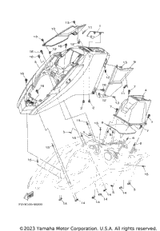 Cover, Engine Hatch 2024  EX (EX1050CA) F3Y-U516N-10-00