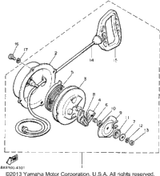 Spring, Starter 1990 PHAZER II LE (ELEC START) (PZ480EP) 8F3-15713-01-00