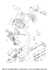 Cable, Nozzle Control 3 2005WaveRunner FX Cruiser High Output (FX1100AD) F1S-6153E-00-00