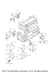 Bracket 2 2009  FZR (GX1800HB) 6S5-41662-00-94