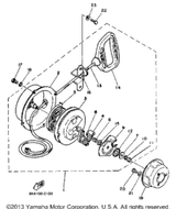 Drum, Sheave 1985 XL-V (XL540J) 8F3-15714-01-00