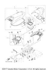 Single Seat Assy 2018  VX (VX1050CT) F2X-U372A-A0-00