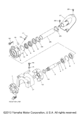 Housing, Bearing 2013WAVERUNNER FZR (GX1800M) 6S5-45332-00-94