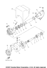Housing, Bearing 2021  GP1800R SVHOWITH AU (GP1800CW) 6S5-G5332-00-00