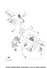 Throttle Lever Comp 2023  FX HOWITH AUDIO_FX (FX1800HY) F4P-14305-11-00