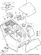 Panel, Instrument 1987 BRAVO (BR250L) 8R4-77712-00-00