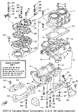 Head, Cylinder 1 1992WAVE RUNNER LX (WR650Q) 6M6-11111-00-94
