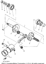 Piston Ring Set UR STD 1990 SNOSCOOT (ELEC START) (SV80EP) 2GM-11610-00-00
