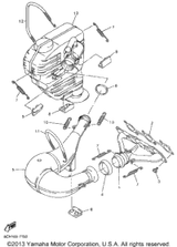 Gasket, Muffler 1997 VMAX 600 SX (VX600SXA) 8CA-14714-00-00